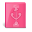 HDD USB Pink Icon 32x32 png